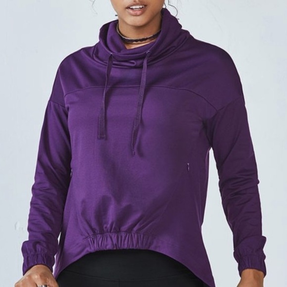 Fabletics Purple Sweatshirt - Picture 1 of 5